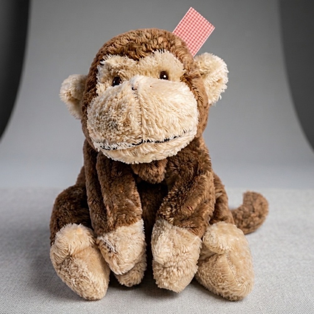 Mary Meyers Flip Flops Extremely Relaxed Animals Monkey Plush Kidcore Toy Soft